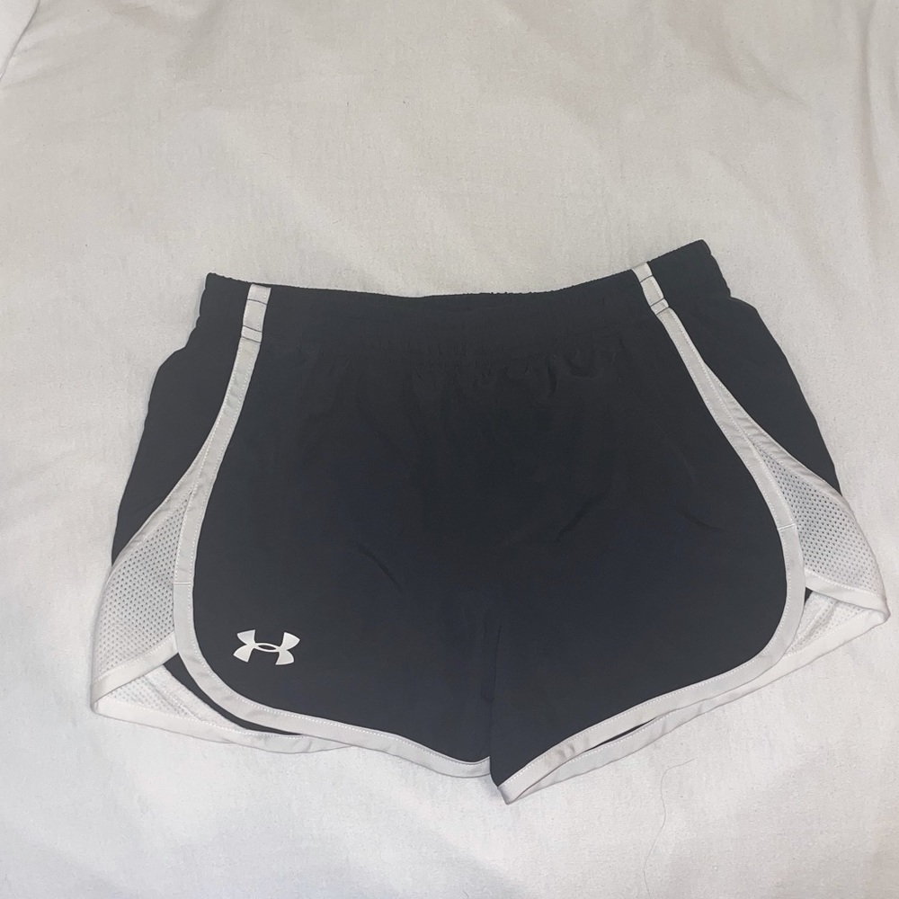 Under armour girls running shorts